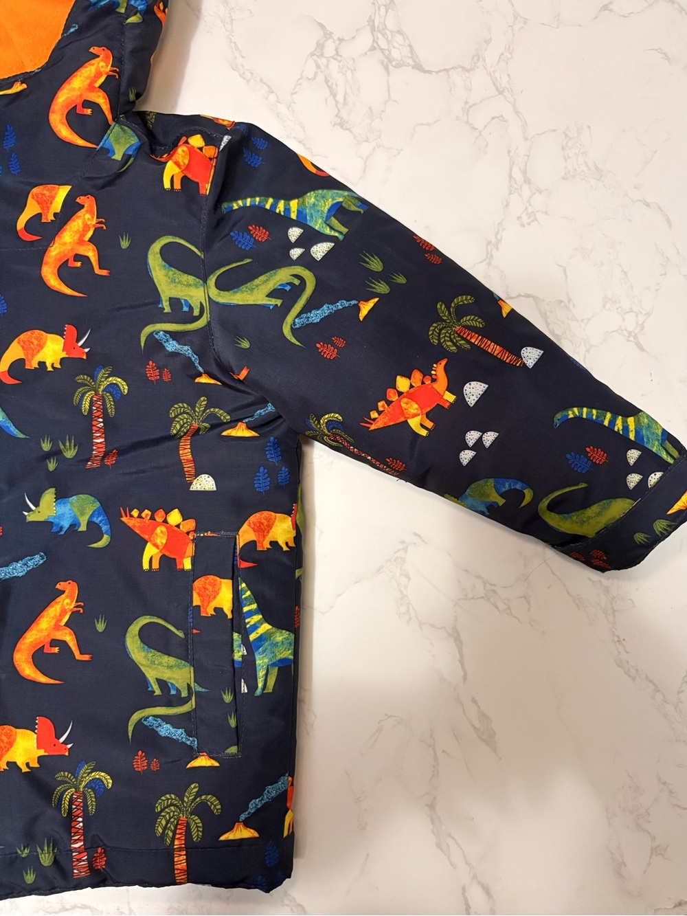 The Children’s Place Boys Dinosaur Fleece Lined Jacket 3T